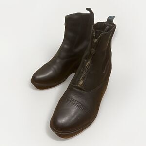 Ariat Women’s Heritage IV Zip Paddock Boots Black Leather Equestrian Riding 8.5b